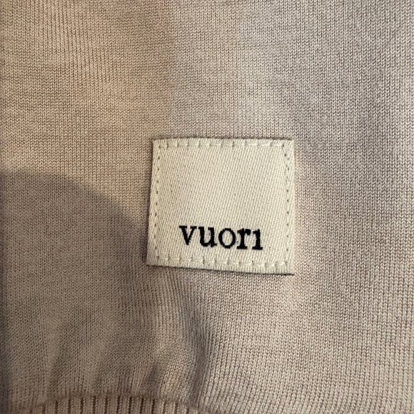 Vuori Halo Modern Zip Hoodie Ecru Heather Sweatshirt Athletic Jacket Med NWOT - Picture 6 of 10